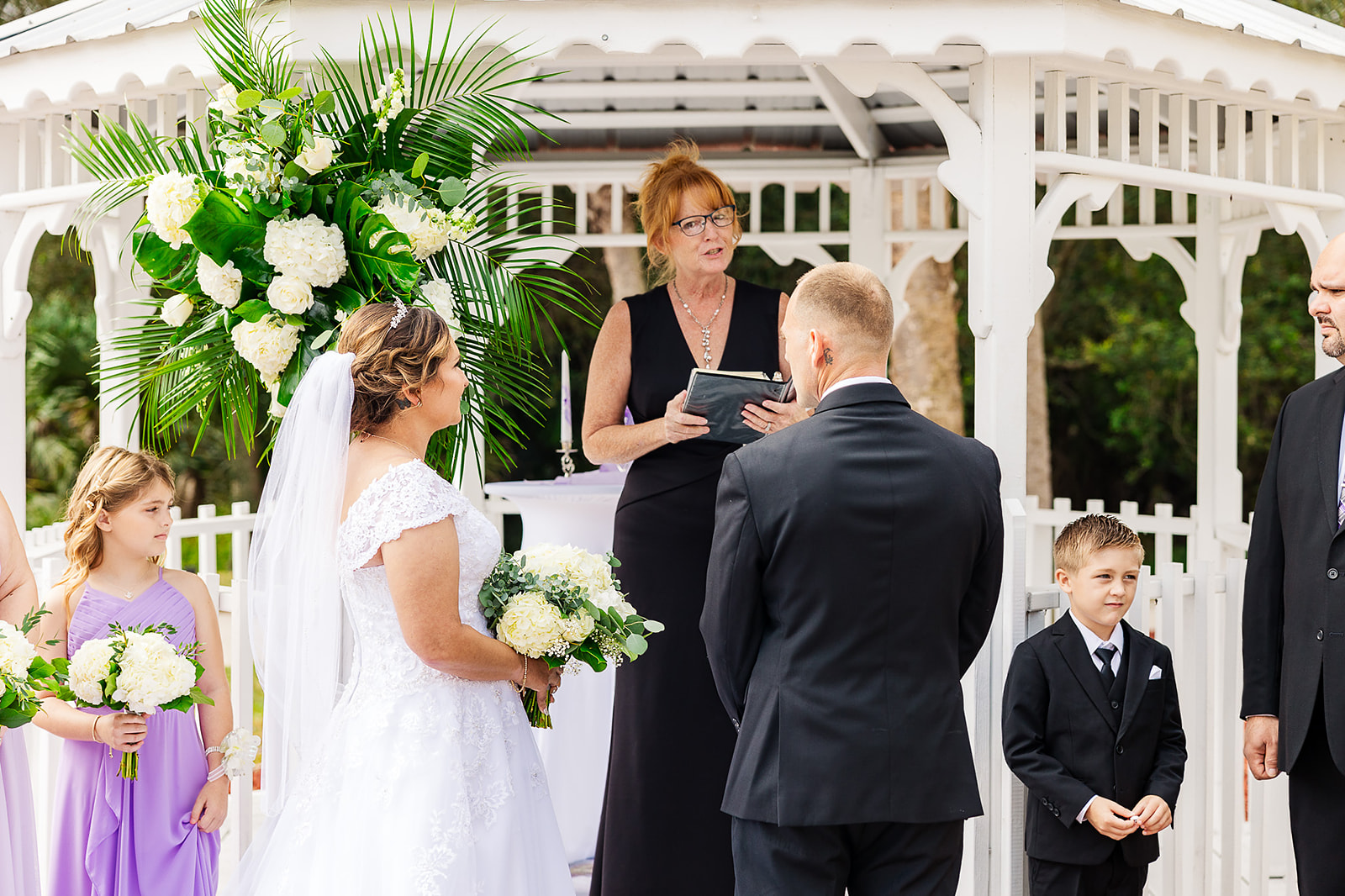Lakefront Wedding Ceremony South Florida